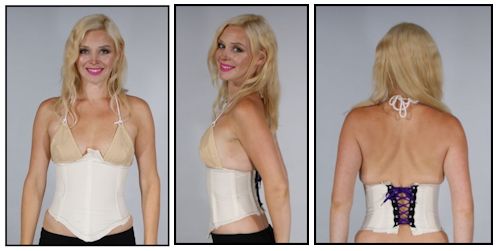 Front, Side, & Back of the Muslin Mock Up